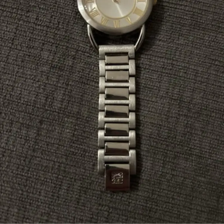 Anne Klein Women's Roman Numbers Silver Dial Quartz Watch AK/1605  Working