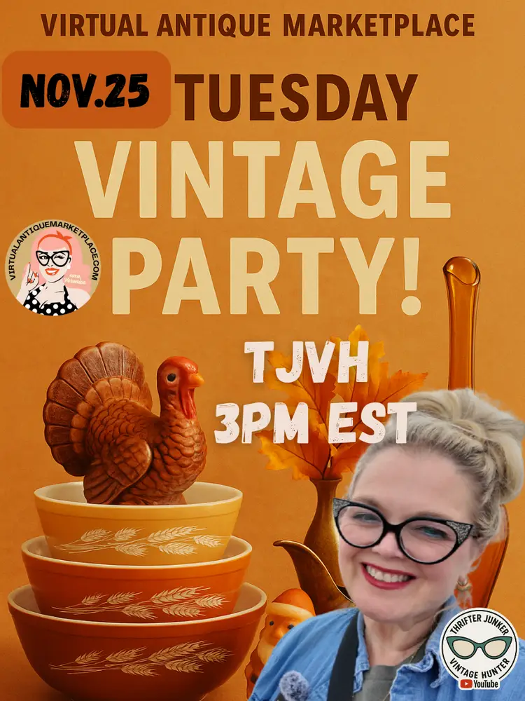 VAMP Tuesday Vintage Party! Vintage Christmas & Buyer's Choice Live Sale
