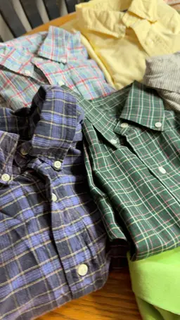 Lot Of 10 - Ralph Lauren, RLX, Polo Mens Shirts Mixed Sizes And Styles SS, Button Up Polo Etc..