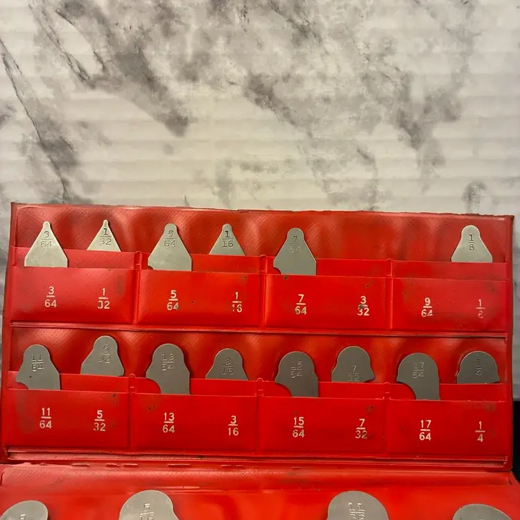 Starrett No. S167C Radius Stainless Steel Gage INCOMPLETE VTG 3/64 - 1/2 Guage