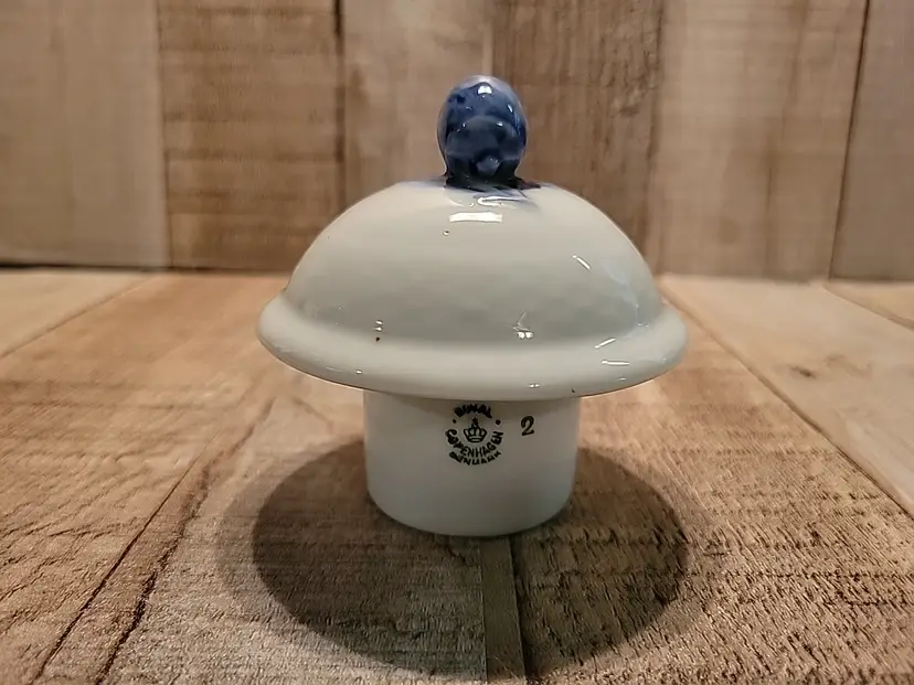 Royal Copenhagen Porcelain 8189 REPLACEMENT LID COFFEE POT Denmark Blue Floral