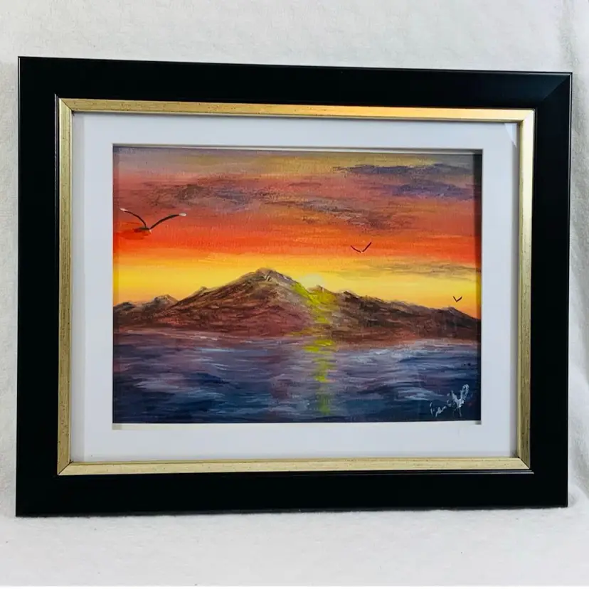 “Sunrise” Original Art Signed By Artist
