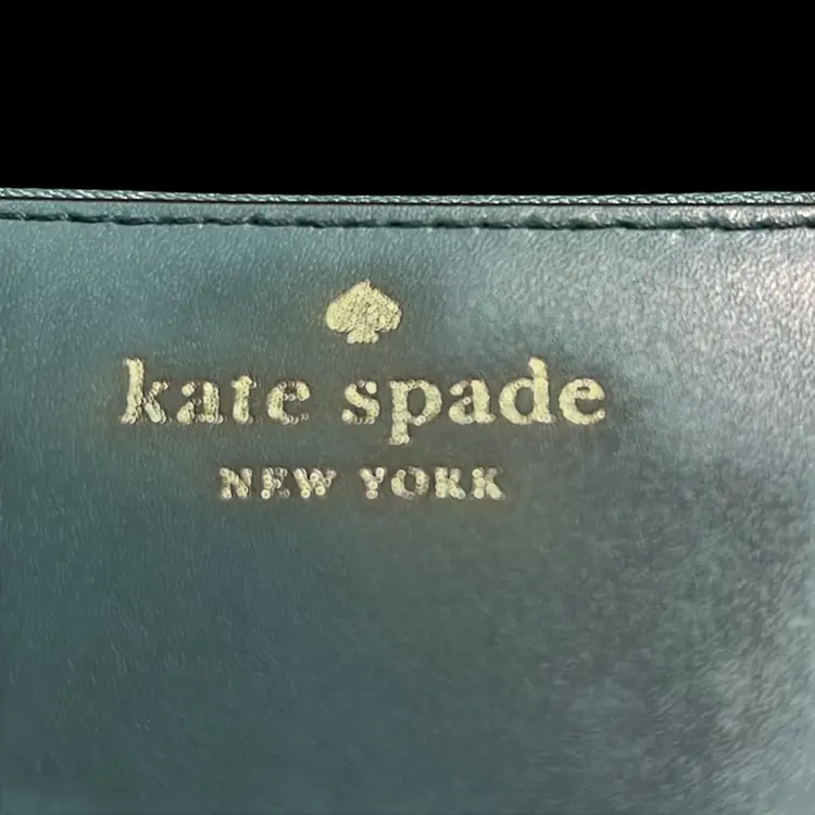 New Kate Spade New York, Large Teal Zip Around Wallet, Original Tags And Care Instructions! Purse Wallet Accessories 8” Long