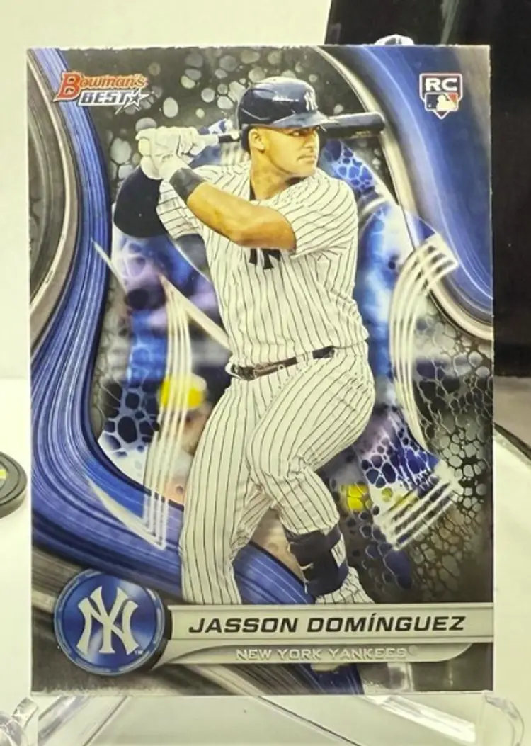 New York Yankees 3 Card Baseball Lot - Jasson Dominguez x2 - Juan Soto