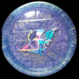 Holographic Fairy Sparkling Purple Jewelry / Trinket Tray. Purple Felt Bottom. Handmade By Me! High Quality Resin and Glitter. 4-3/4” diameter x 1” tall. 1/2” depth inside tray.