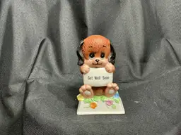 #9 Russ Berrie Get Well Soon Puppy figurine 1979