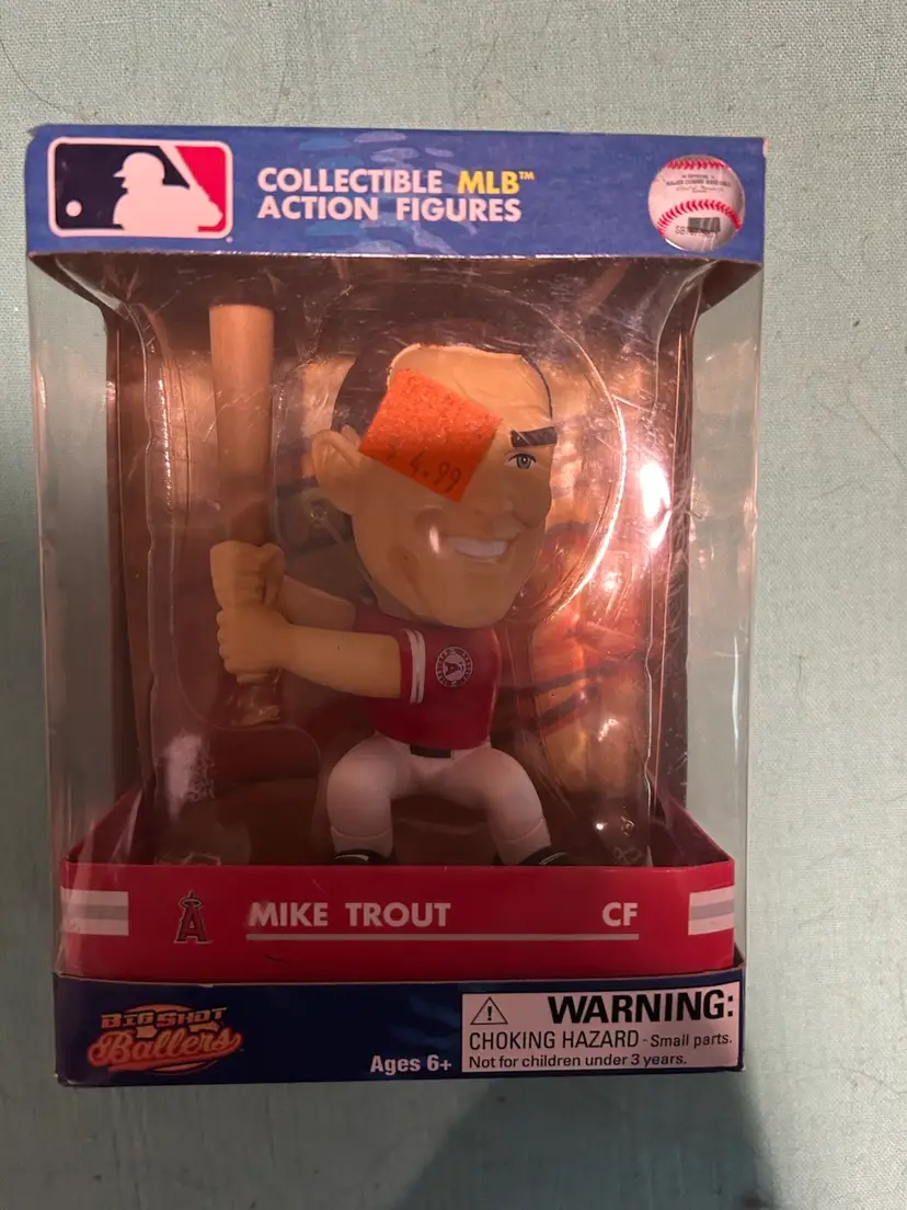 NEW Big Shot Ballers Los Angeles Angels Mike Trout 5'' Figure