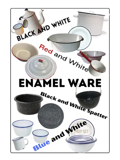 Two Big Boxes Of Granite And Enamel Ware