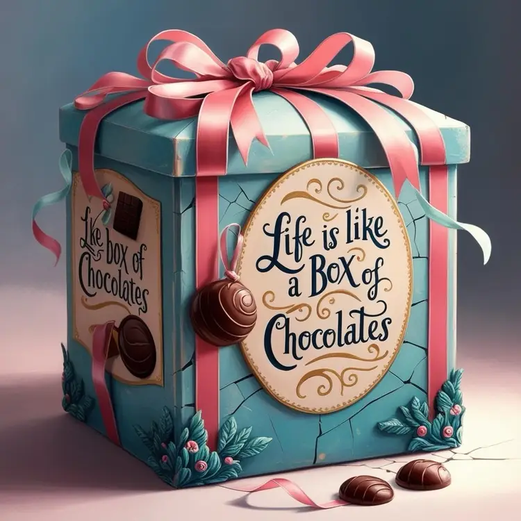 Life Is Like A Box Of Chocolates Gift Box