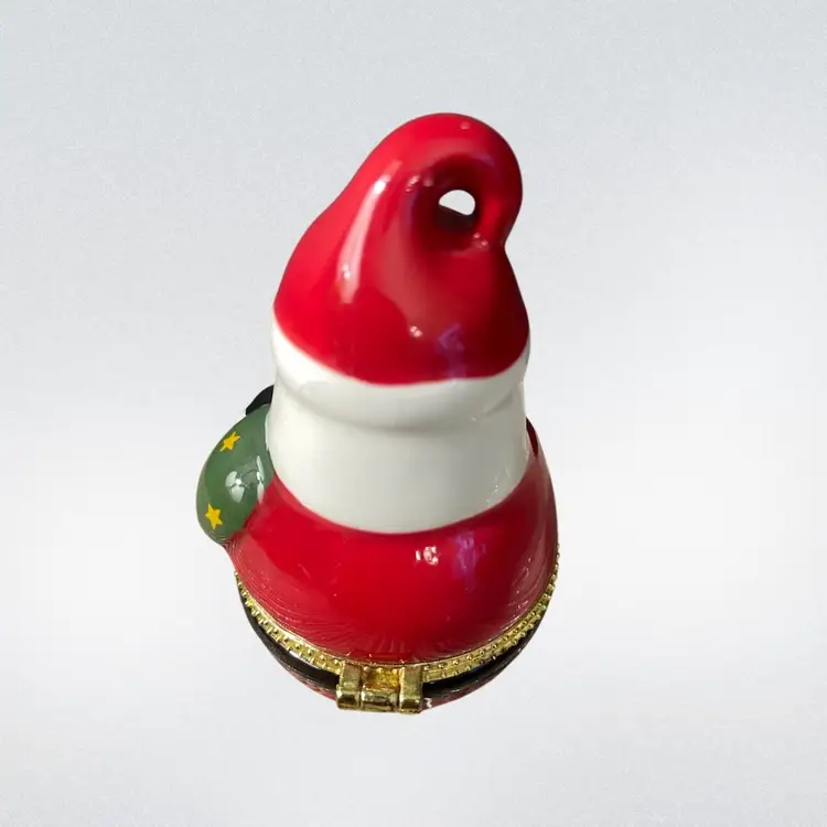Santa Trinket Box Ornament