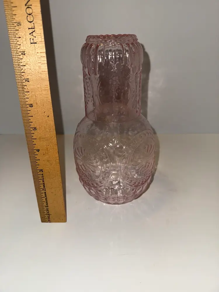 Pink Glass Tumble Up