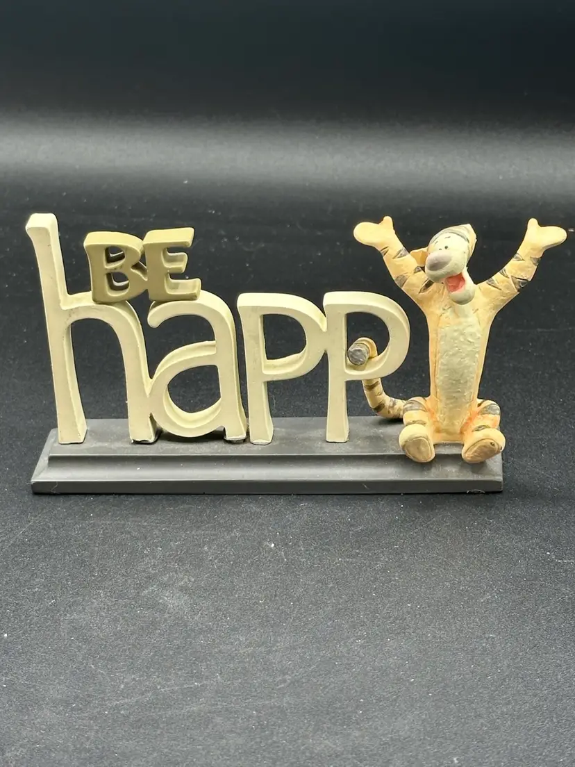 Vintage Hallmark Winnie The Pooh Figure Tigger Be Happy