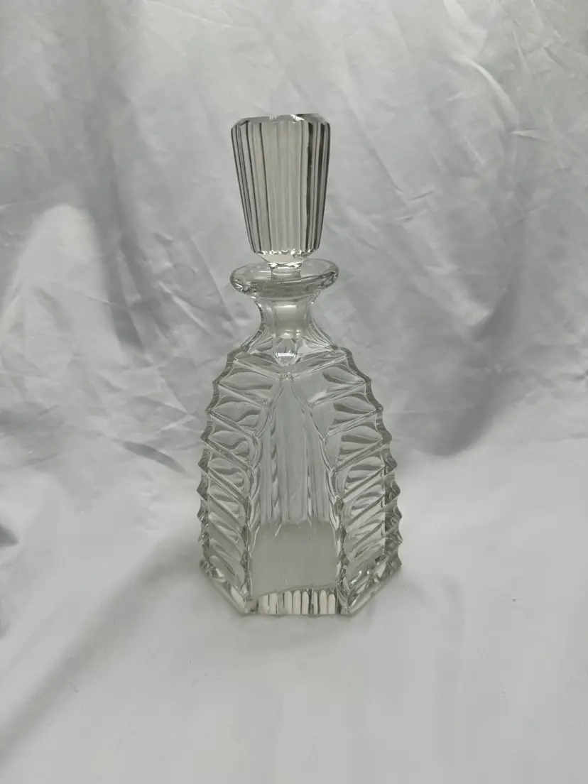 VTG French Art deco Crystal Decanter