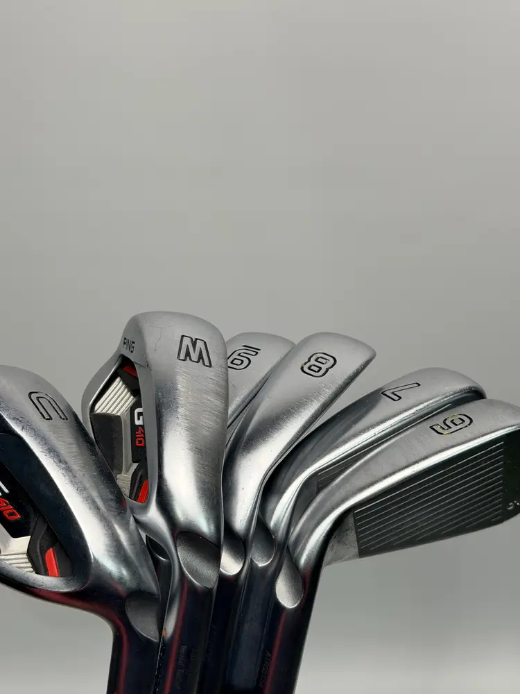 Ping G410 Orange Dot 6-UW Iron Set Alta CB SR Graphite Senior Flex Winn Grips