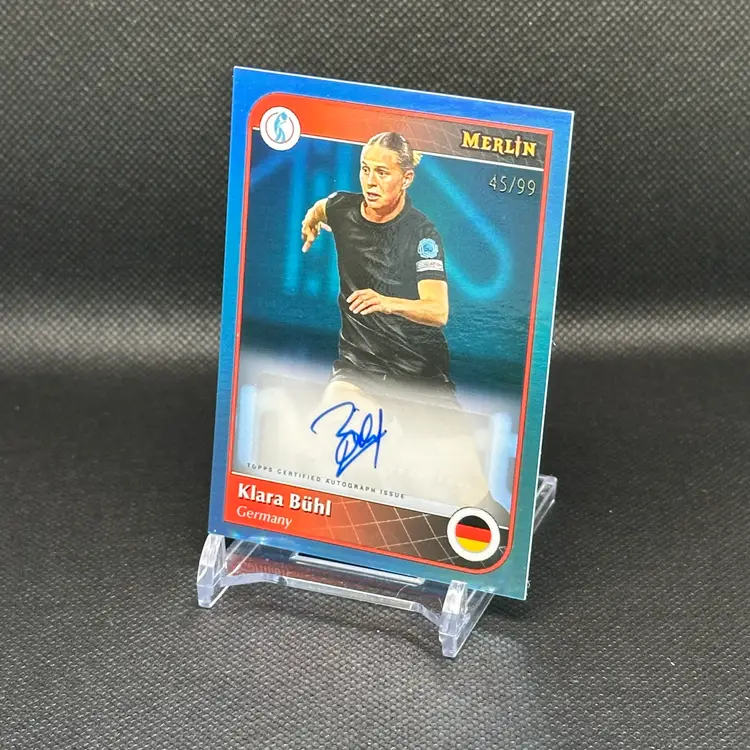 Klara Buhl Auto /99 2025 Topps Merlin Euros Autograph - Germany