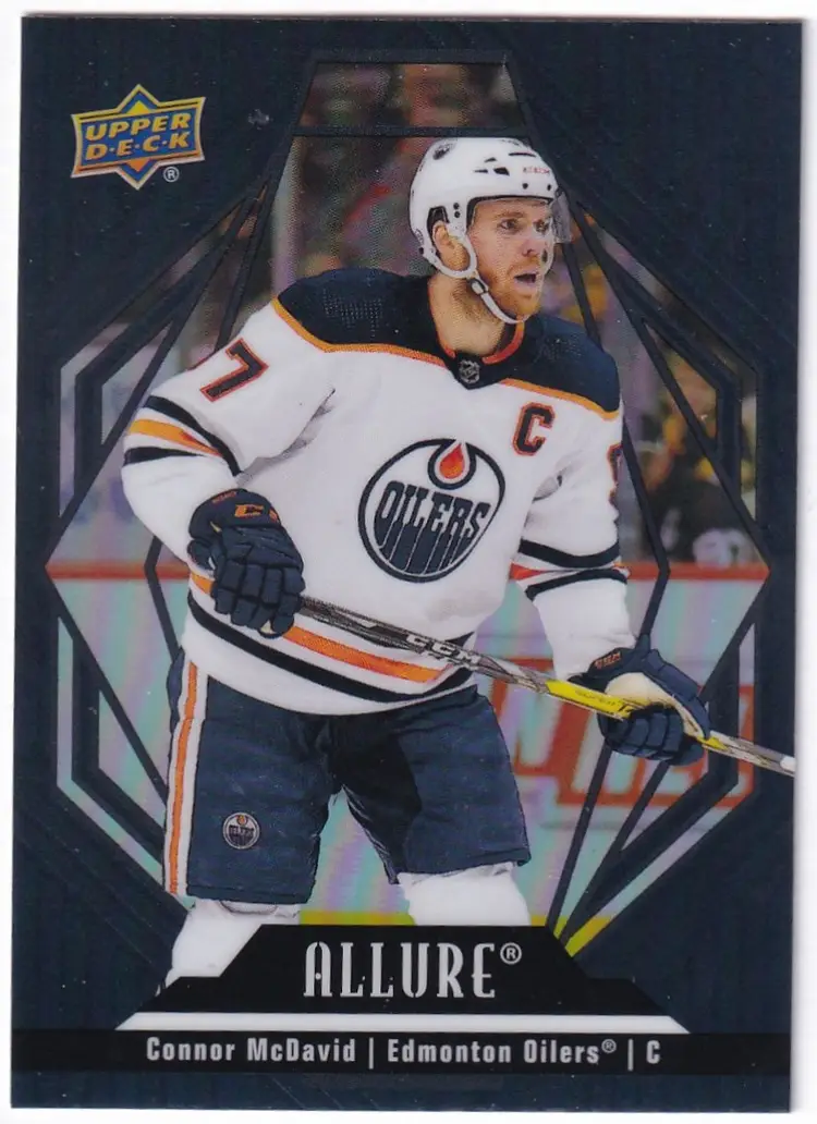 2022-23 Upper Deck Allure Black Rainbow #30 Connor McDavid Edmonton Oilers Hockey Card