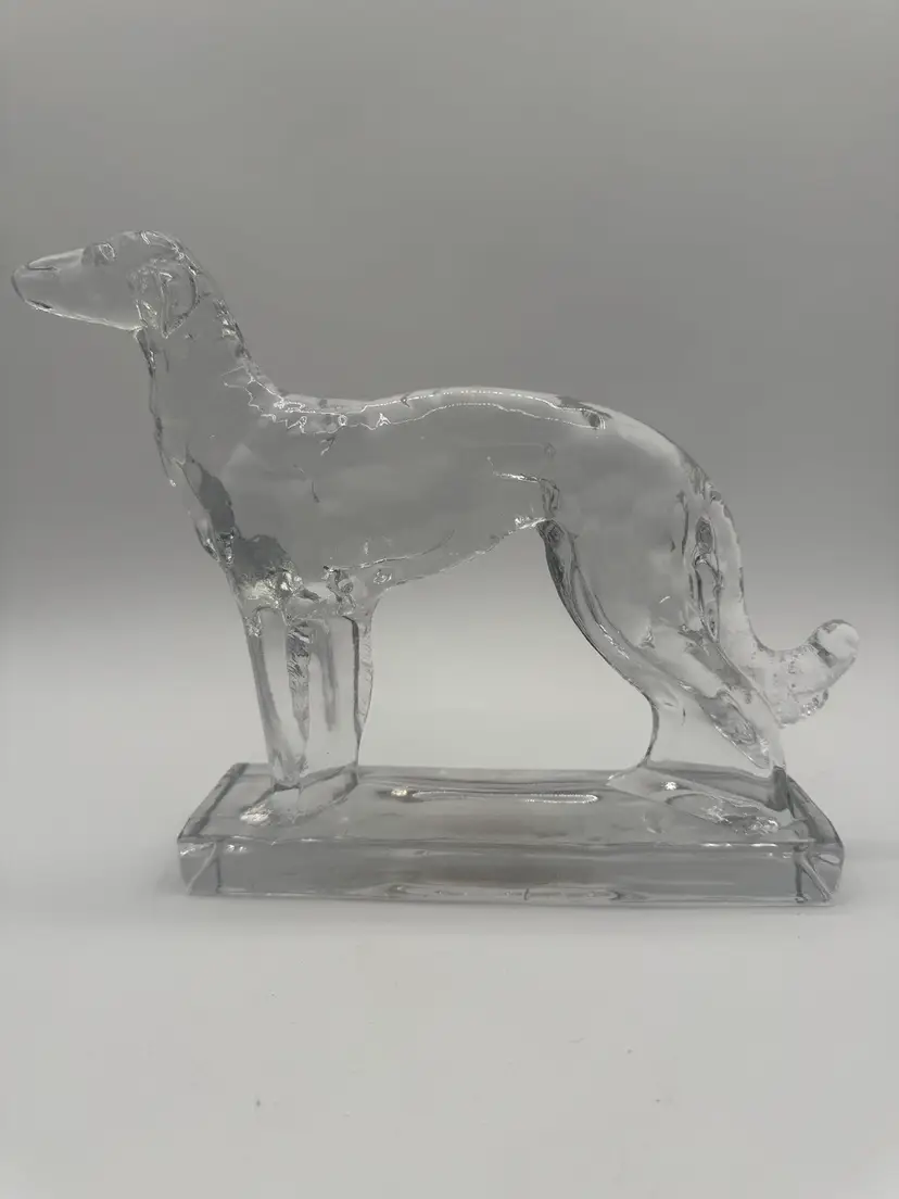 Viking Martinsville Glass Borzoi Russian Wolfhound