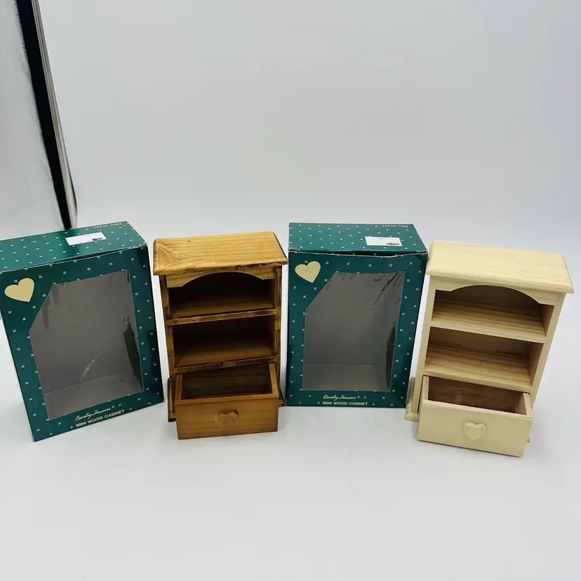 Country Treasure Dollhouse Furniture Wood Cabinet Item 7052  6.5” 1989 Miniture