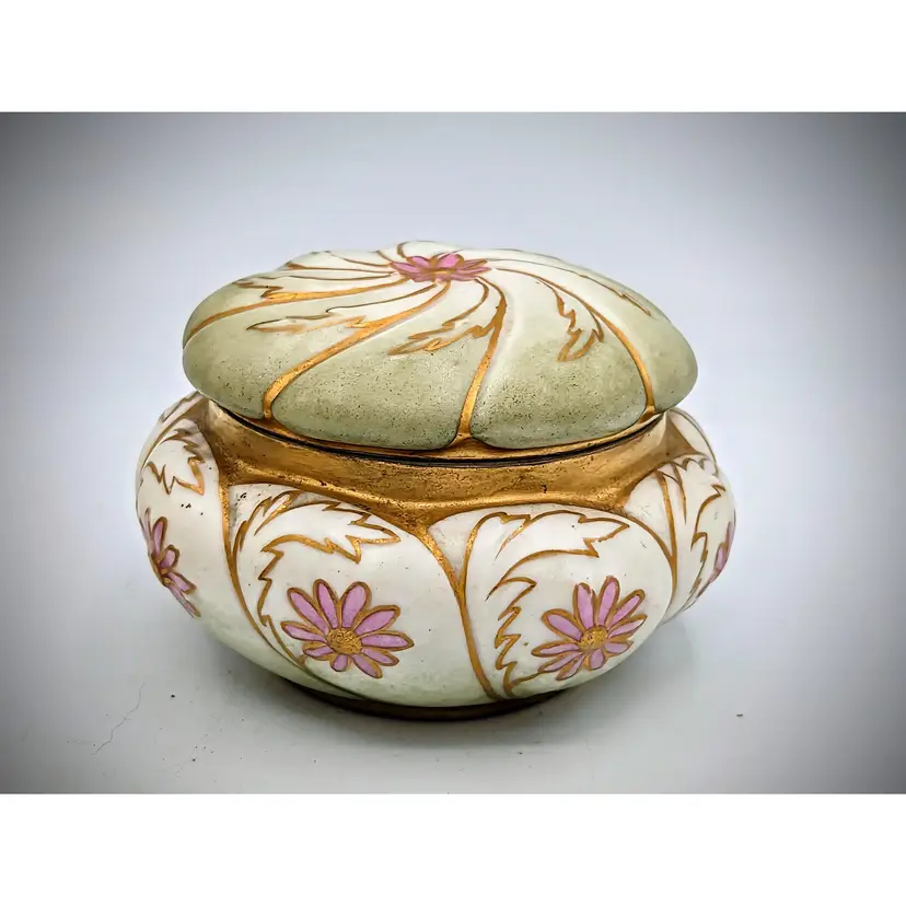 Vintage French Limoges Elite Powder Trinket Box