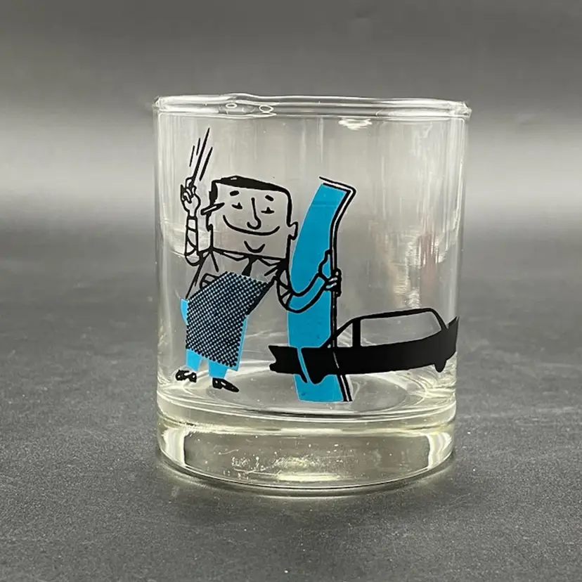 Promotional Service Auto Glass Safelite Care Windshield Repair MCM Rocks Glass