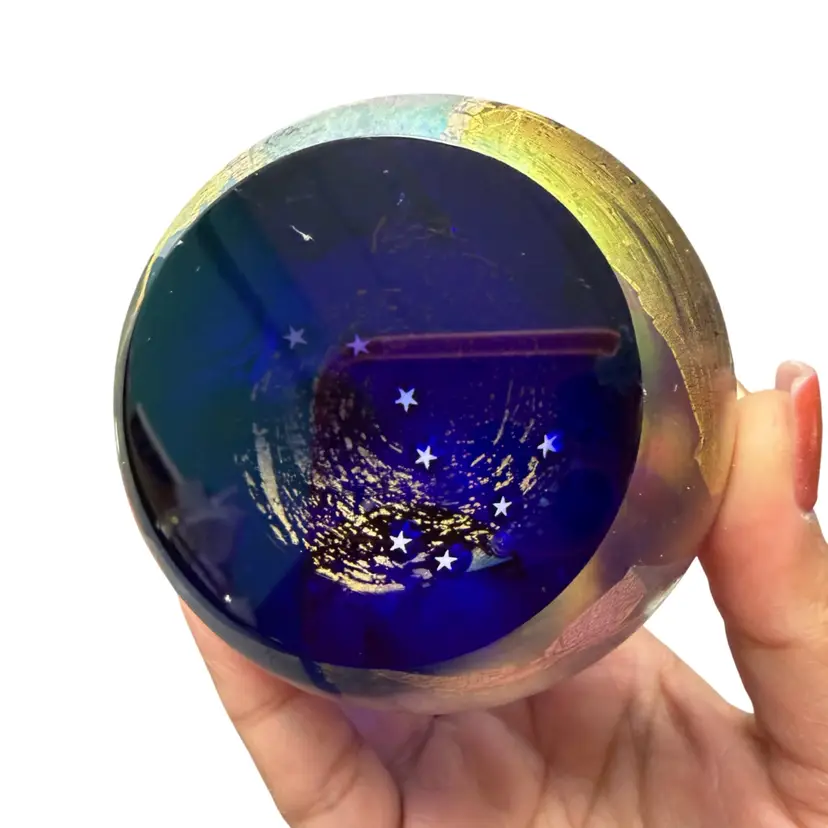 AMAZING GES “Big Dipper” Glass Paperweight