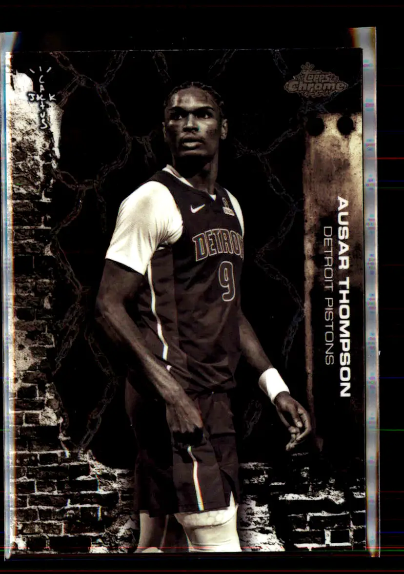 Ausar Thompson 2025-26 Topps Chrome Cactus Jack #14 - (139) - Detroit Pistons