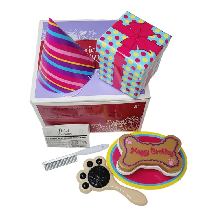 American Girl Doll Pet Celebration Set Christmas Gift