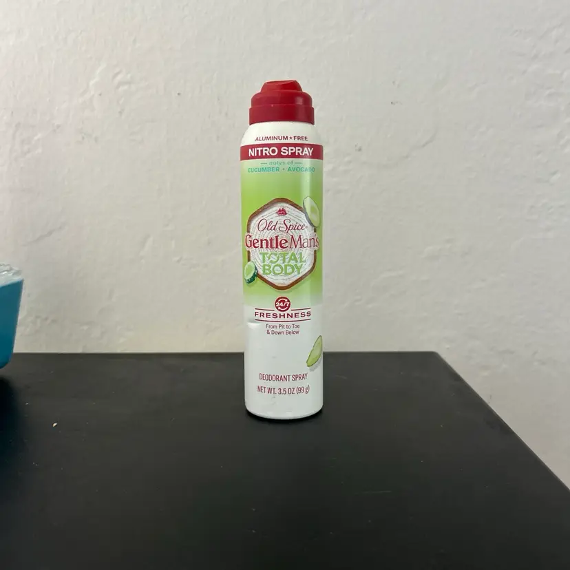 Old Spice GentleMan’s Total Body Pit To Toe Cucumber + Avocado Aluminum Free Nitro Spray