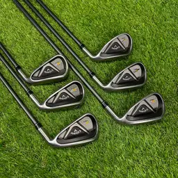 Callaway X2 HOT Iron Set 5-9+AW ⛳️ Graphite X2 Hot Shaft 60-R RH Golf Clubs Set