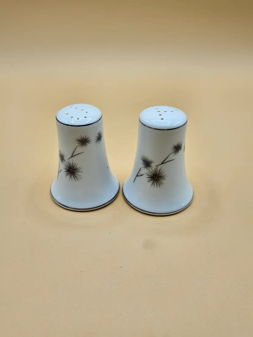 Creative Platinum Starburst 2.5"H Salt & Pepper Shakers