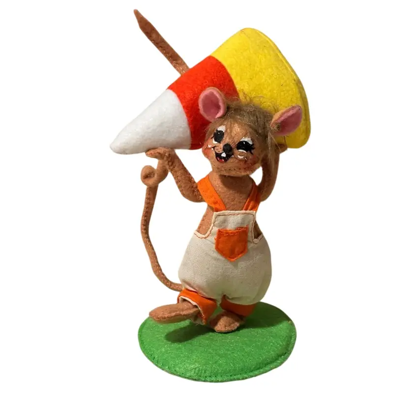 Annalee 6” Candy Corn Felt Mouse Figure  2013