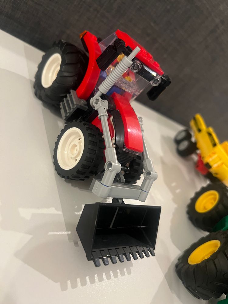 Lego Tractor Bundle 60287 (City) 9620R (Technic) USED - Both Retired