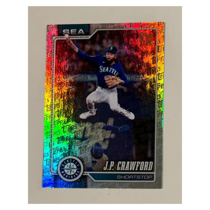 J.P. Crawford Topps Foil Seattle Mariners
