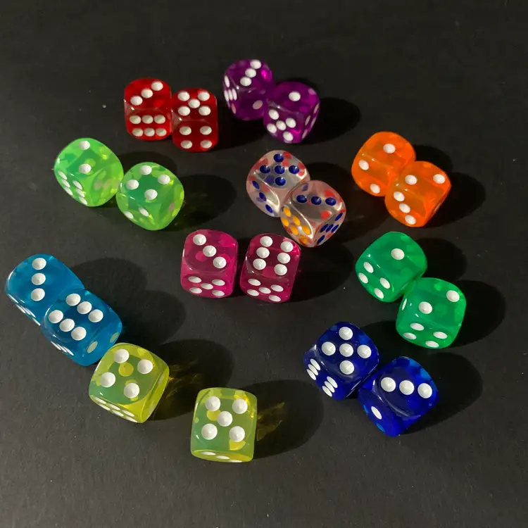 10-Pair of Dice-Some Glow