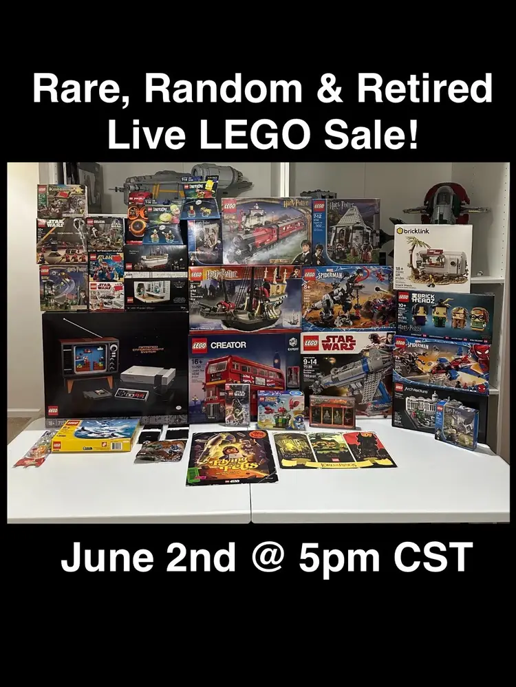 Rare, Random & Retired Live LEGO Sale!