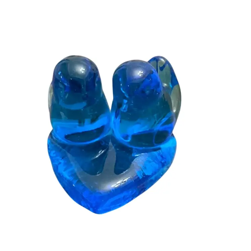 Terra Studios Leo Ward 1996 Bluebird Of Happiness Double Love Birds On A Heart 2β X 3β