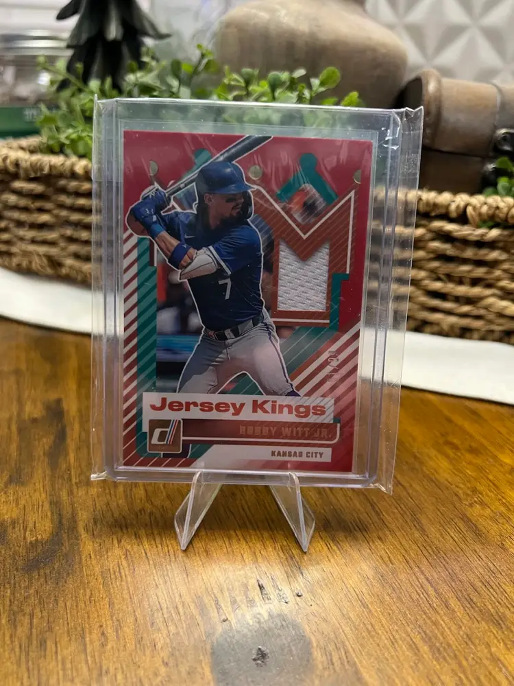 2025 Panini Donruss Bobby Witt Jr. #JK-BWJ Jersey Kings Relic /99