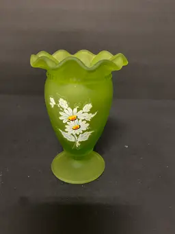 Westmoreland Frosted Satin Bud Vase