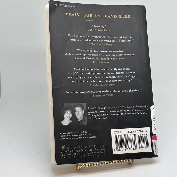 LAWRENCE & NANCY GOLDSTONE Used & Rare PB St Martin’s Griffin 1997 1st/2nd Printing Good Condition