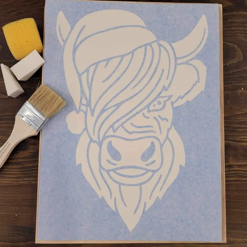 12 X 16 Wooden sign Paint Kit - Holiday Highland