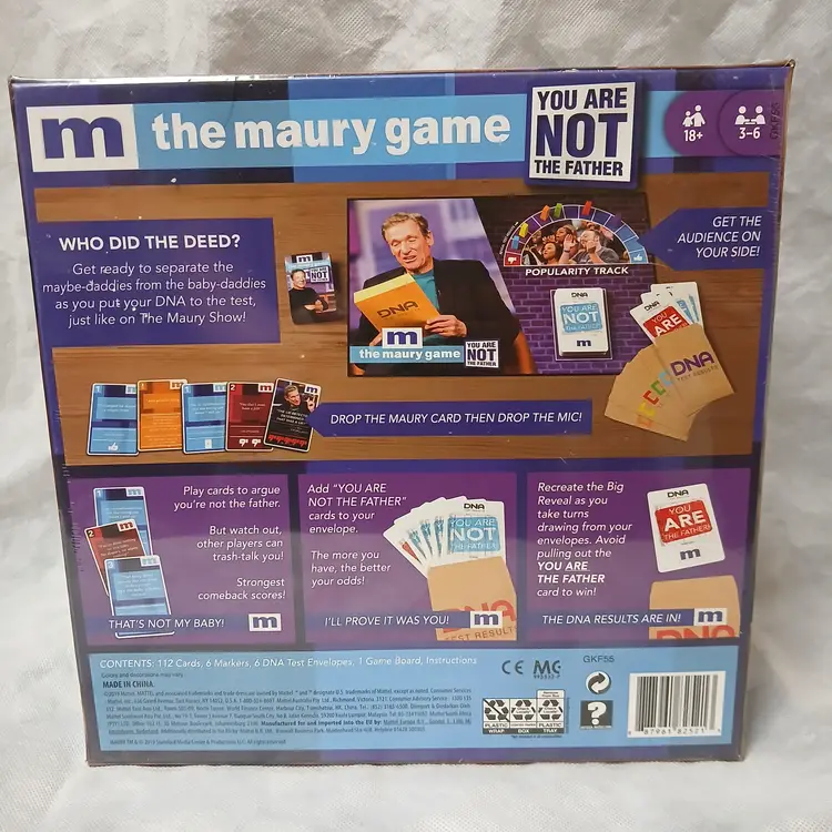 Factory Sealed!  Maury Povich You Are NOT The Father Game