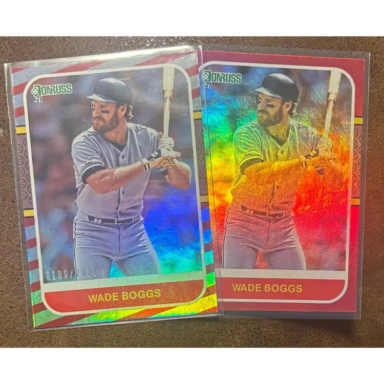 Wade Boggs Donruss Lot Red