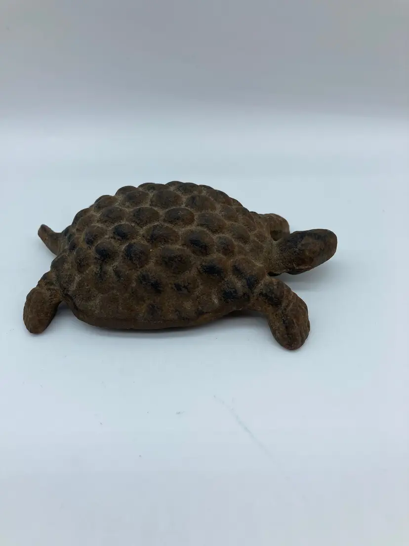 Small Cast Iron Turtle Yard Art