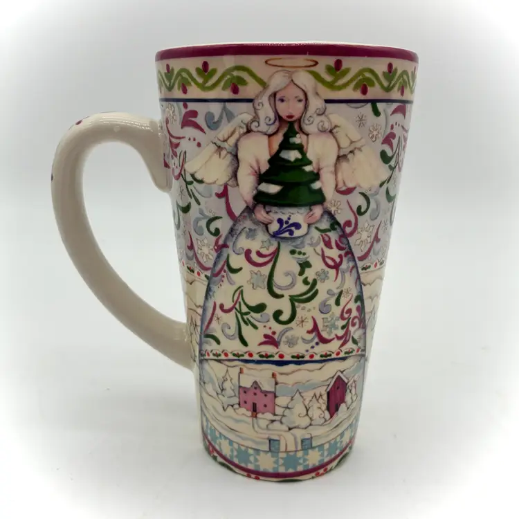 Jim Shore Holiday Angels- Four Seasons Certified International Coffee Mug 16 Oz