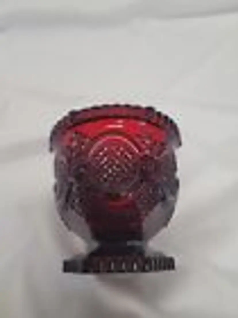 Avon Ruby Red Cape Cod 1876 Sugar Bowl