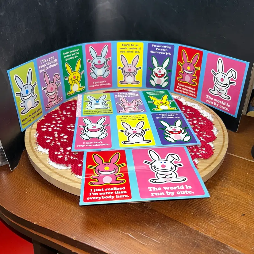 Vintage “It’s Happy Bunny” Comedy Insult Valentine’s By Jim Benton