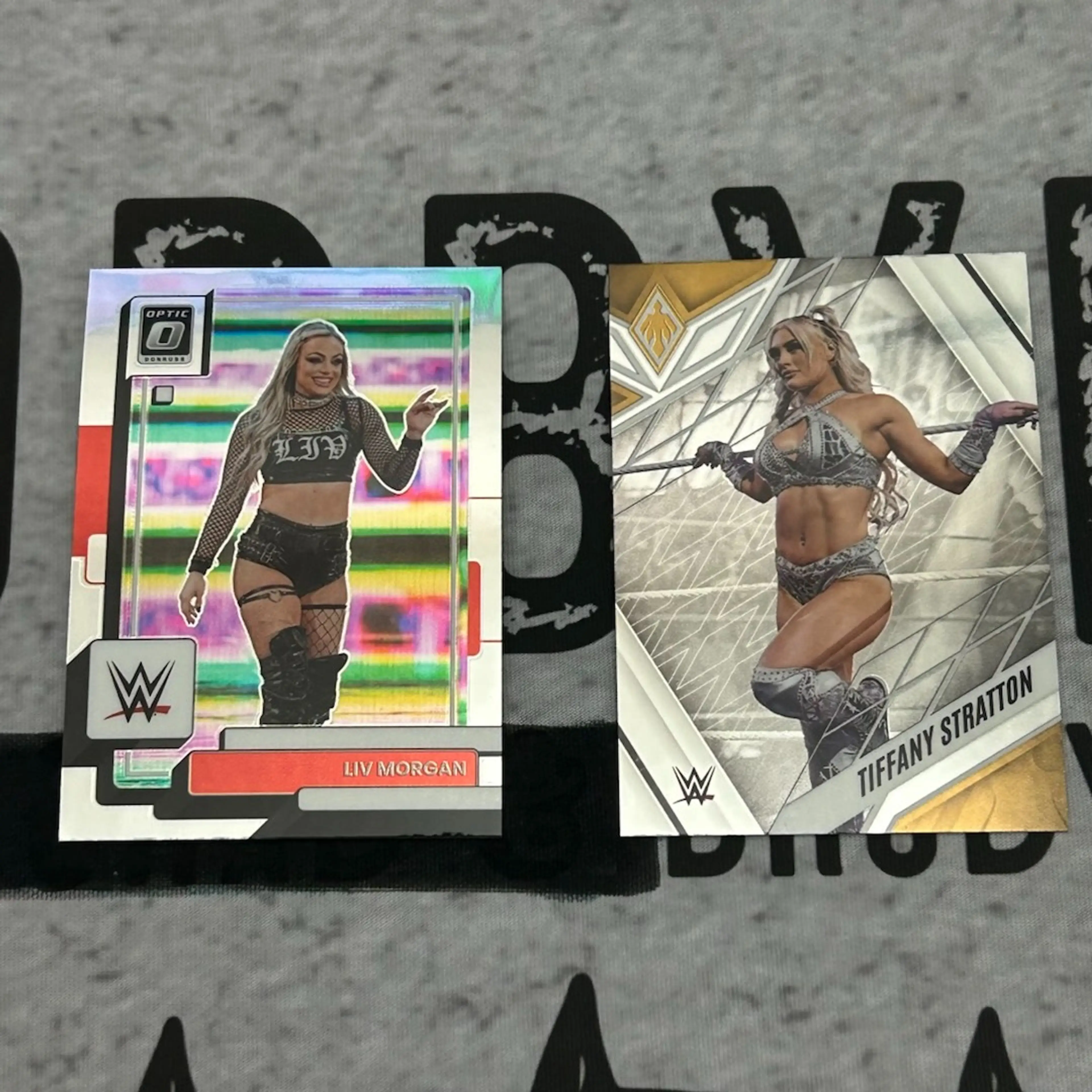 Lot! 2023 Optic Liv Morgan And 2023 Phoenix Tiffany Stratton