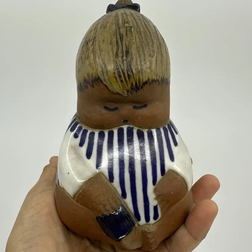 Lisa Larson Gustavsberg Johanna Larson's Kids Sweden Figure Pottery MCM Signed