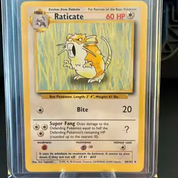 Pokémon Raticate 1999 Base Set #40/102