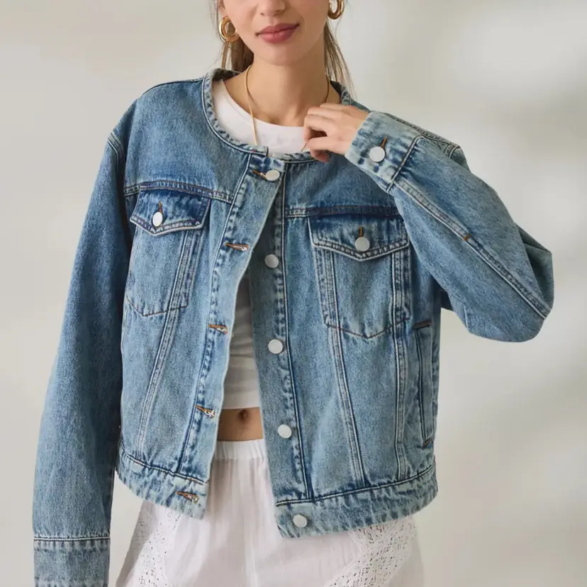 BLANKNYC Blue Denim Jacket SIZE LARGE